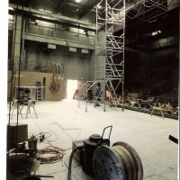1979  Rigging installation from stage right